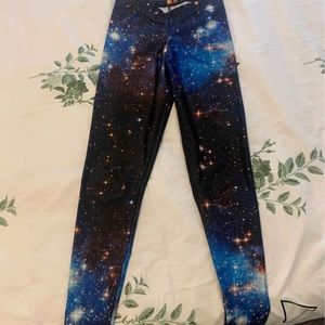 Black milk leggings , galaxy pattern, rare, comfy